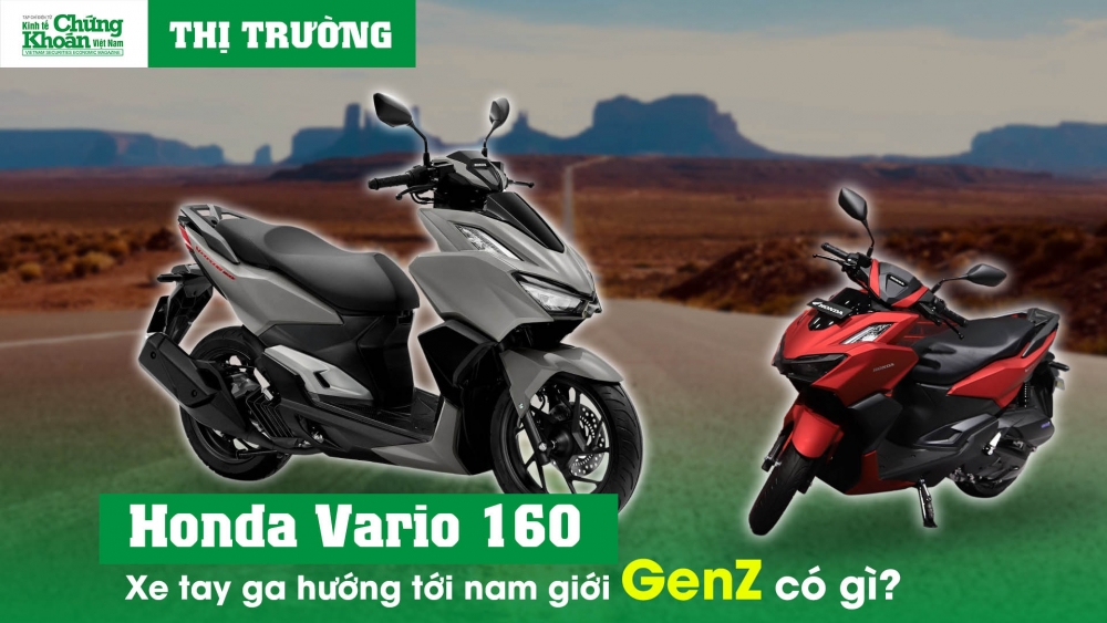 Honda Vario 160: Xe tay ga hướng tới nam giới GenZ sắp mở bán chính hãng tại Việt Nam có gì?