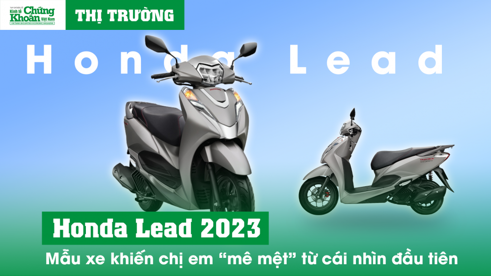 Honda Lead 2023: Mẫu xe máy khiến chị em “mê mệt” từ cái nhìn đầu tiên