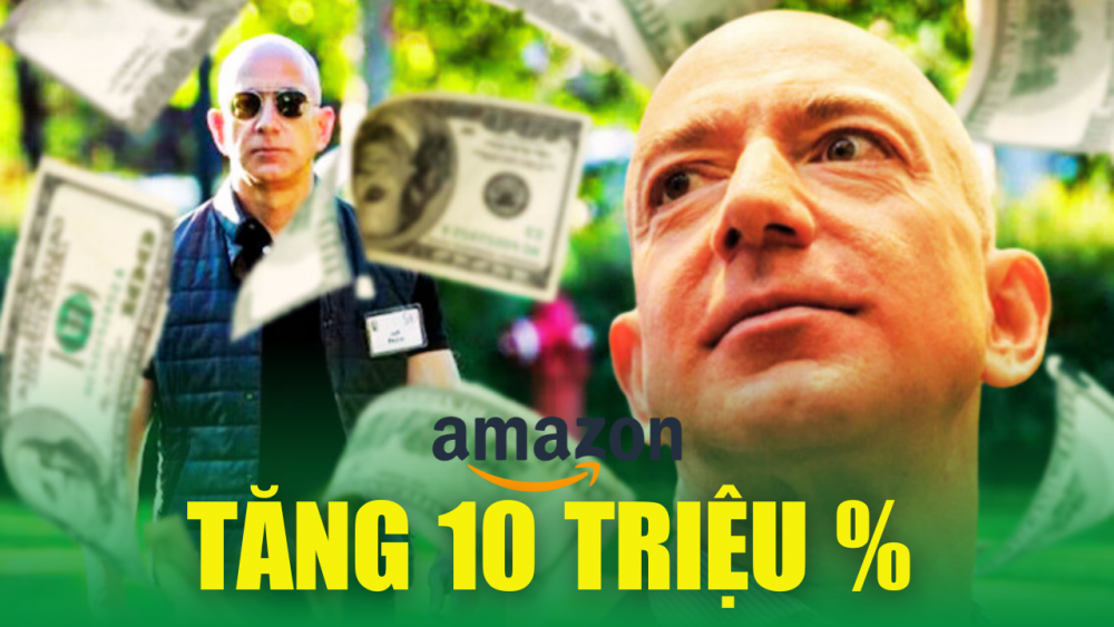 Cổ phiếu Amazon tăng 10 triệu % - Tỷ phú Jeff Bezos "chốt lời" 50 triệu cổ trong năm 2024?