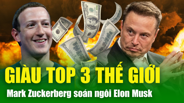 XA LỘ THÔNG TIN 8/4: Xe điện "Ế", tỷ phú Elon Musk bị Mark Zuckerberg SOÁN NGÔI giàu Top 3 thế giới