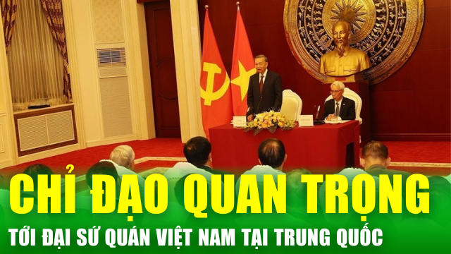 Tổng Bí thư, Chủ tịch nước Tô Lâm thăm Đại sứ quán Việt Nam tại Trung Quốc