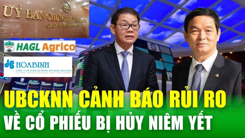 Ủy ban chứng khoán cảnh báo rủi ro về cổ phiếu bị hủy niêm yết