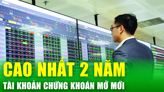 Tin nóng 24h: Tài khoản chứng khoán mở mới cao nhất 2 năm