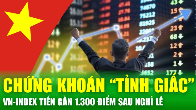 Tin nóng 24h: Chứng khoán Việt Nam "tỉnh giấc", VN-Index có thể tiến gần 1.300 điểm sau kỳ nghỉ lễ