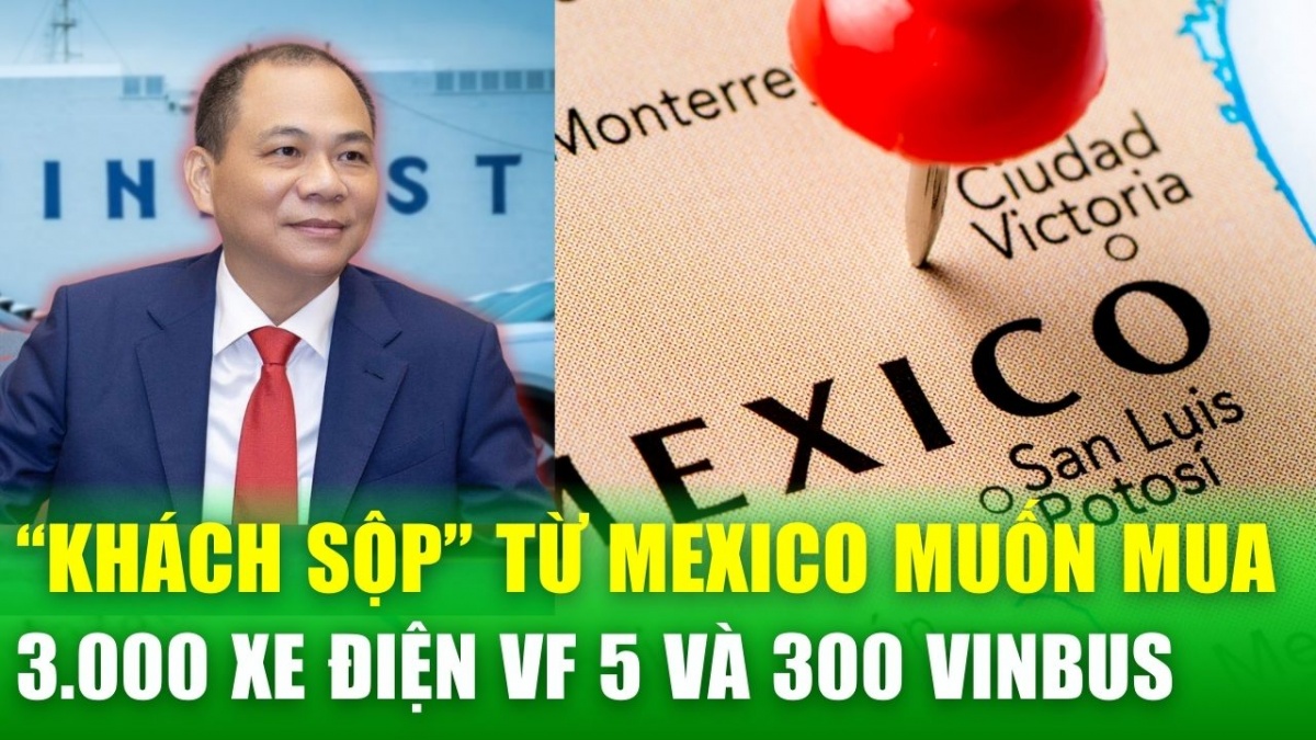 VinFast mở rộng sang thị trường Mexico: Bước tiến lớn với đơn hàng 3.000 xe VF 5 và 300 Vinbus