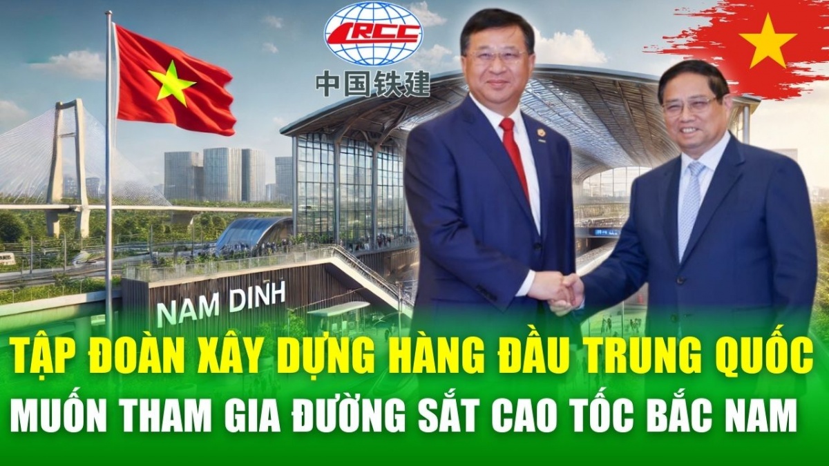 Tập đoàn hàng đầu Trung Quốc muốn tham gia dự án đường sắt cao tốc Bắc - Nam