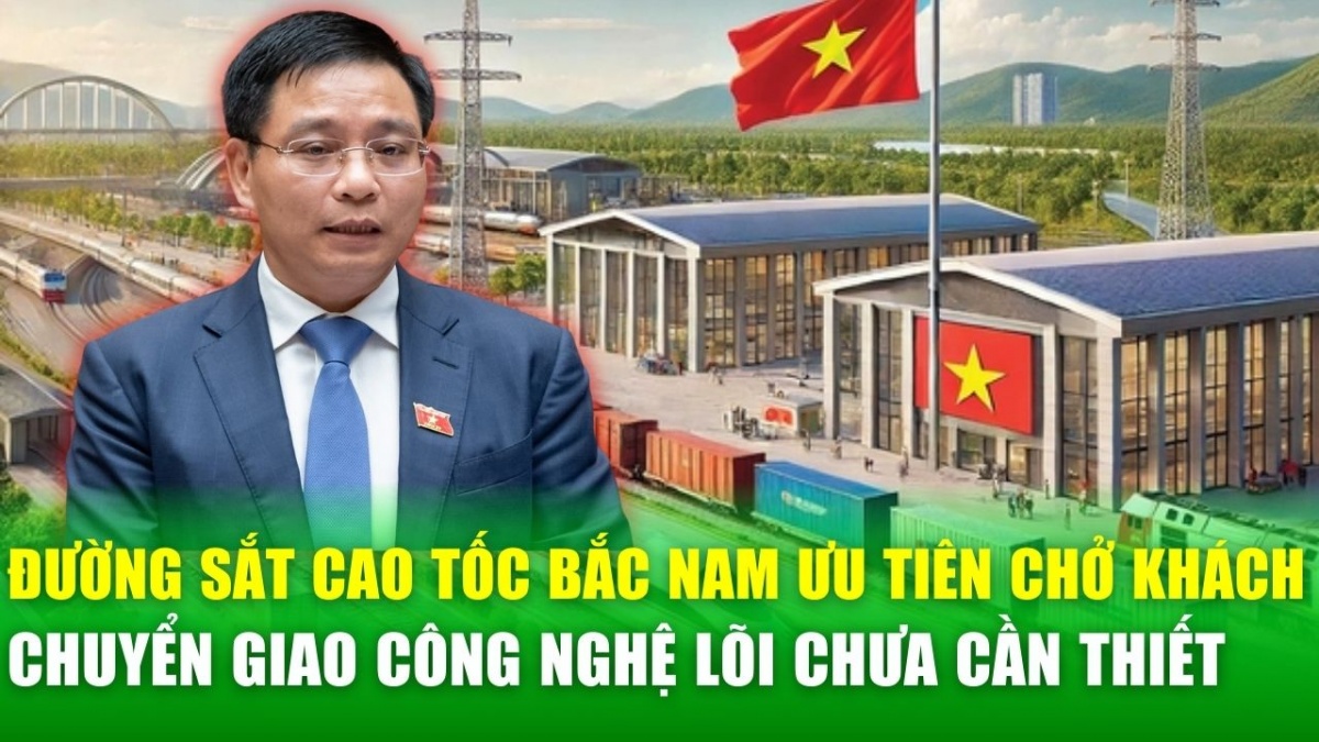 Bộ trưởng GTVT lý giải vì sao đường sắt cao tốc Bắc Nam chỉ ưu tiên chở khách, chưa chở hàng hóa