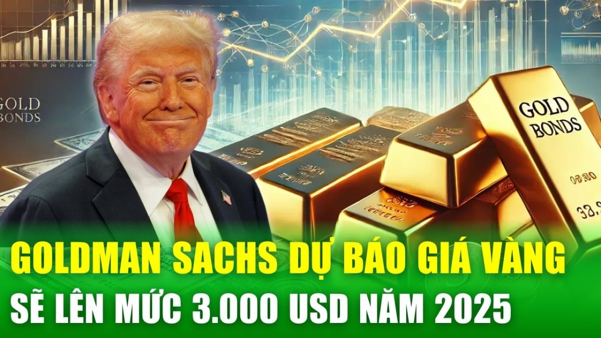 Goldman Sachs: Chính sách của Fed và ông Trump có thể đẩy giá vàng lên 3.000 USD