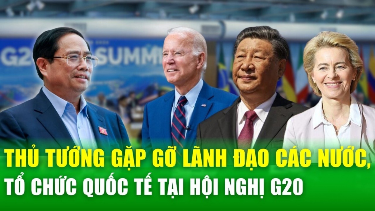 Thủ tướng gặp Chủ tịch Trung Quốc, Tổng thống Mỹ tại Hội nghị Thượng đỉnh G20