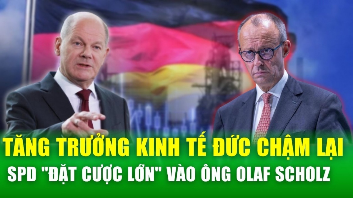 Kinh tế Đức giảm tốc, SPD vẫn tin tưởng ông Olaf Scholz dẫn dắt bầu cử 2025