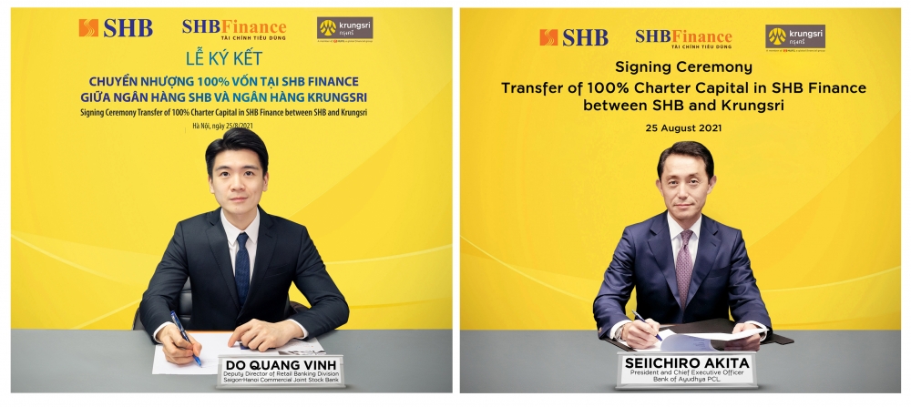 SHB sẽ chuyển nhượng 100% vốn tại SHB Finance cho Krungsri – thành viên chiến lược thuộc Tập đoàn MUFG – Nhật Bản